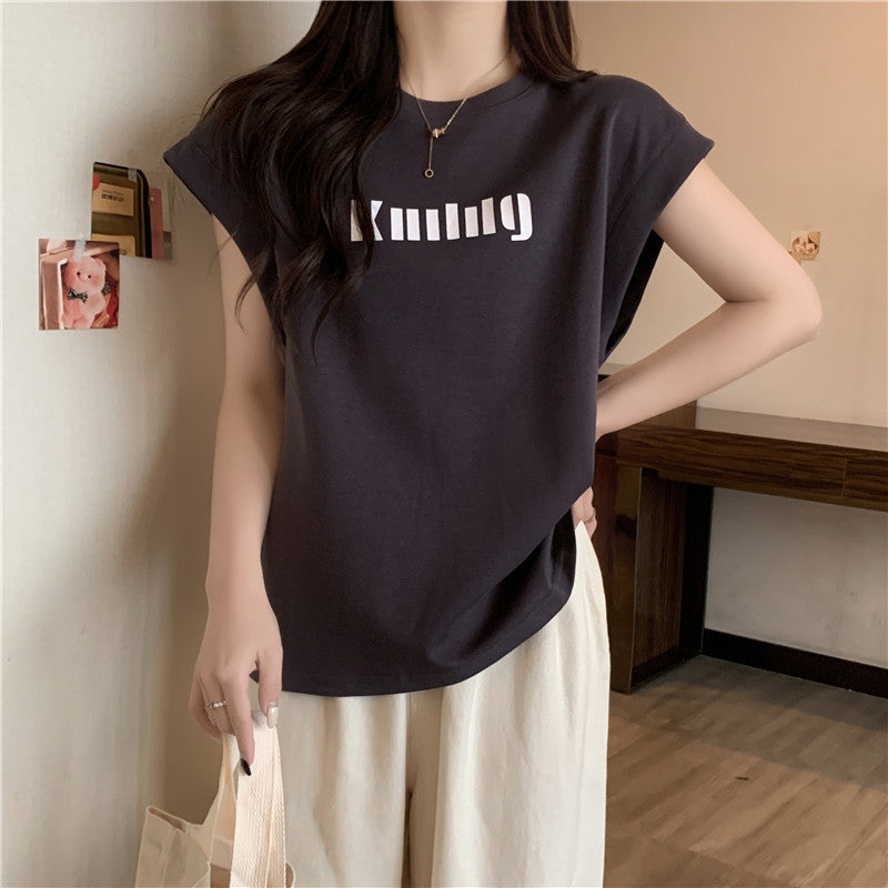 Femme Relaxed Fit Grafik Muskel Tee Stilla