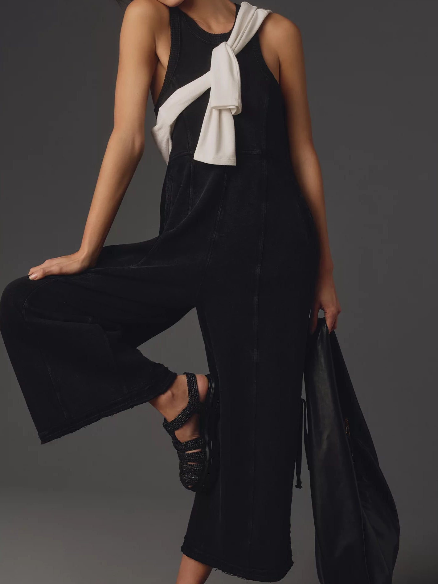 Dame Relaxed Fit Culotte Jumpsuit Stilla