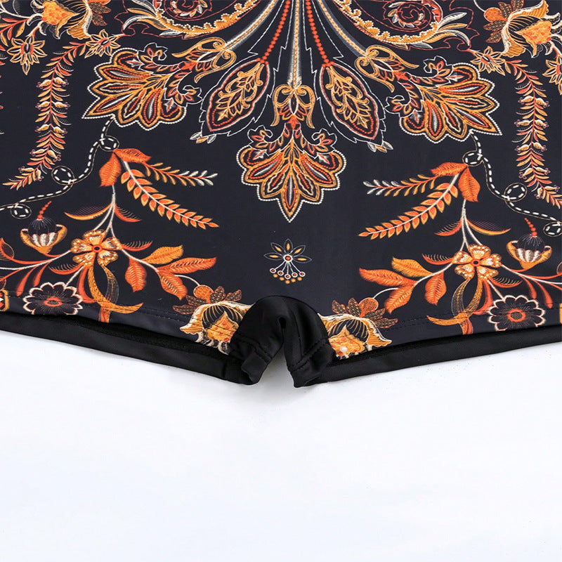 Dame Halsbånd Blomsterprint Jumpsuit Stilla