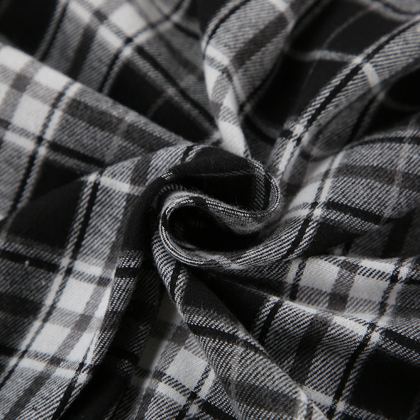 Dame mode ternet skjorte med oversized skæring Stilla