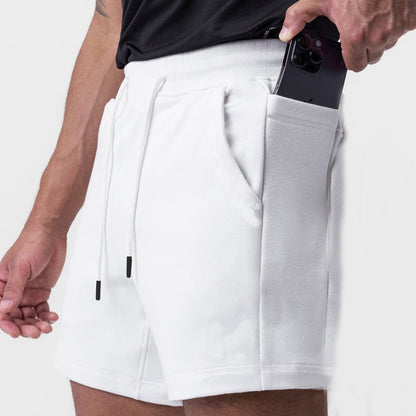 Herrer Sportslige Cargo-Shorts med praktiske lommer og elastisk talje Stilla