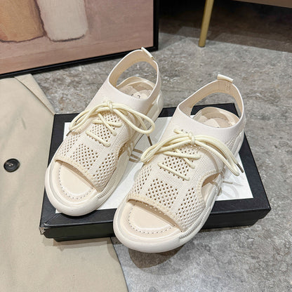 Dame Åndbare Fodtøj Sandaler med elastisk Overdel og skridsikker Sål Stilla