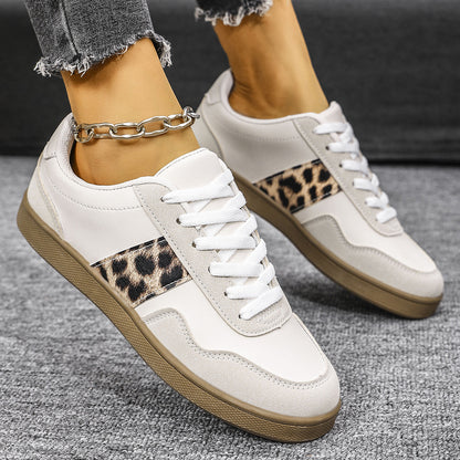 Dame mode Sneakers med leopardmønster Stilla