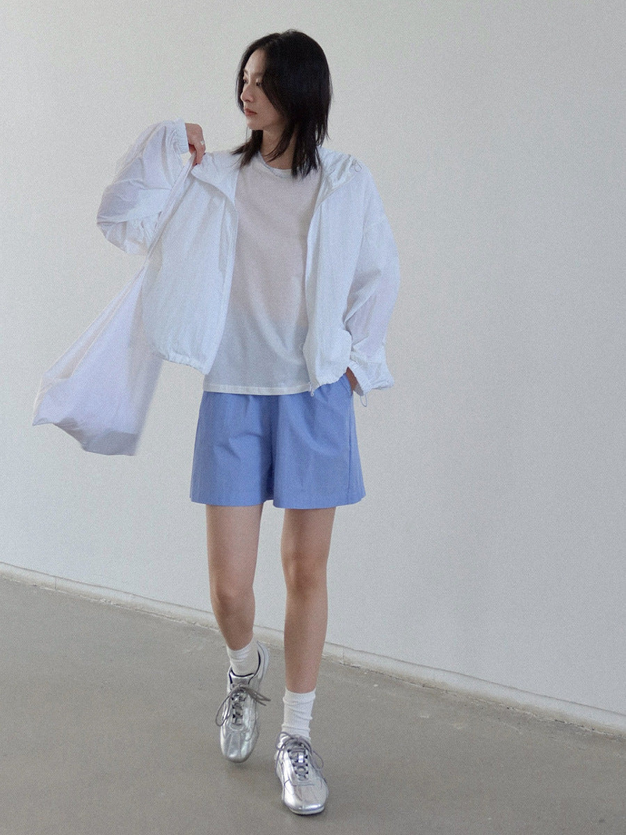 Dame afslappet arbejdsbukser med elastisk talje og sidelommer Stilla