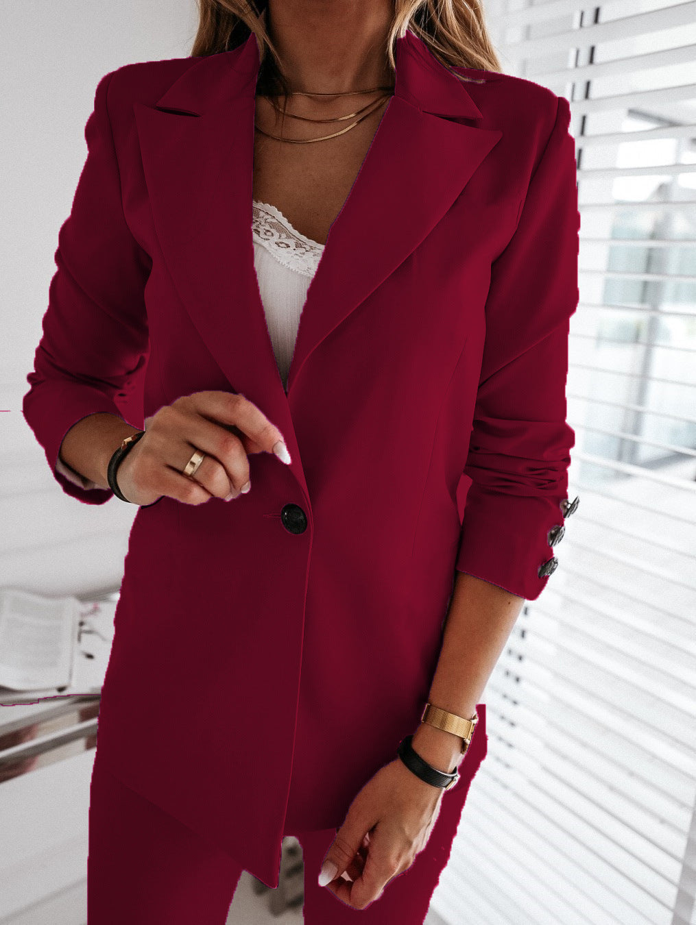 Dame elegant erhverv blazer Stilla