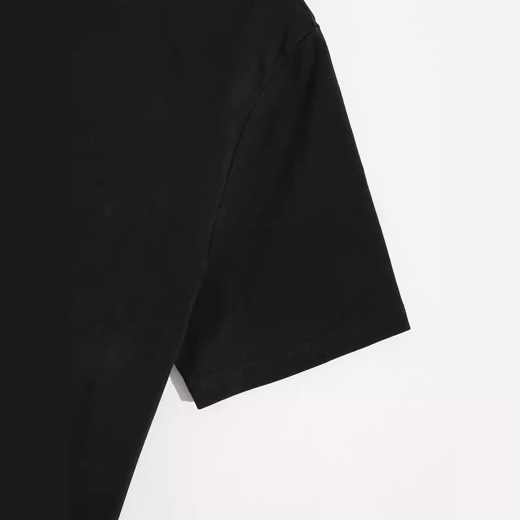 Dame afslappet grafik T-shirt med oversized pasform og unikt design Stilla