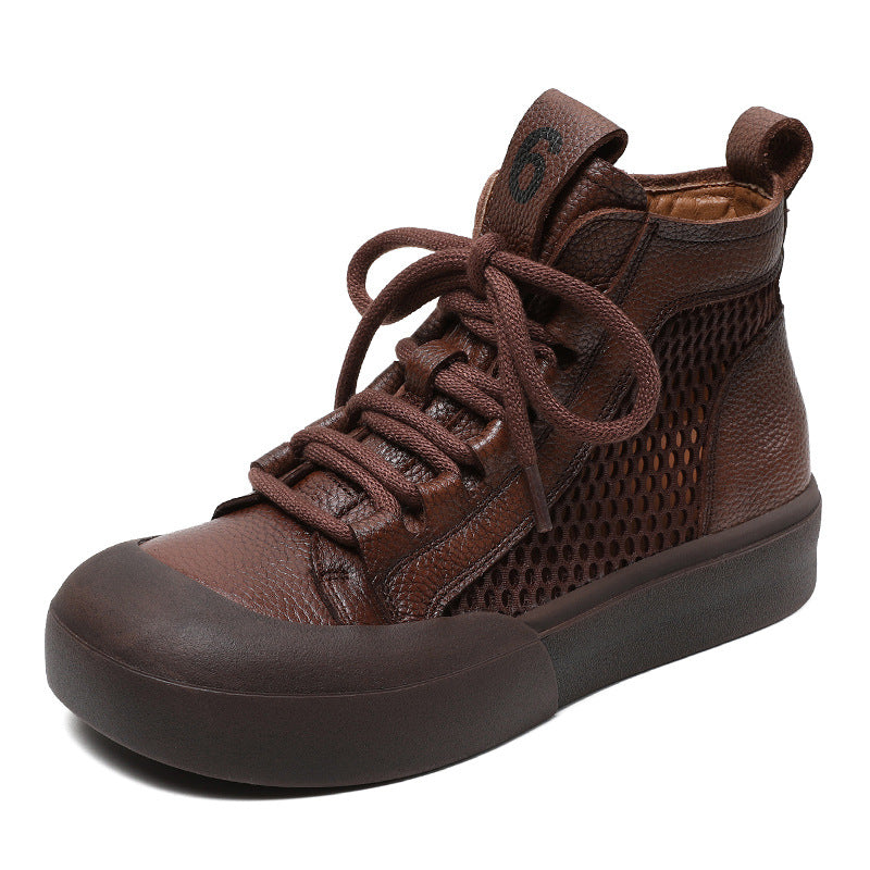 Stilfulde herre high-top sneakers med åndbart mesh-design Stilla