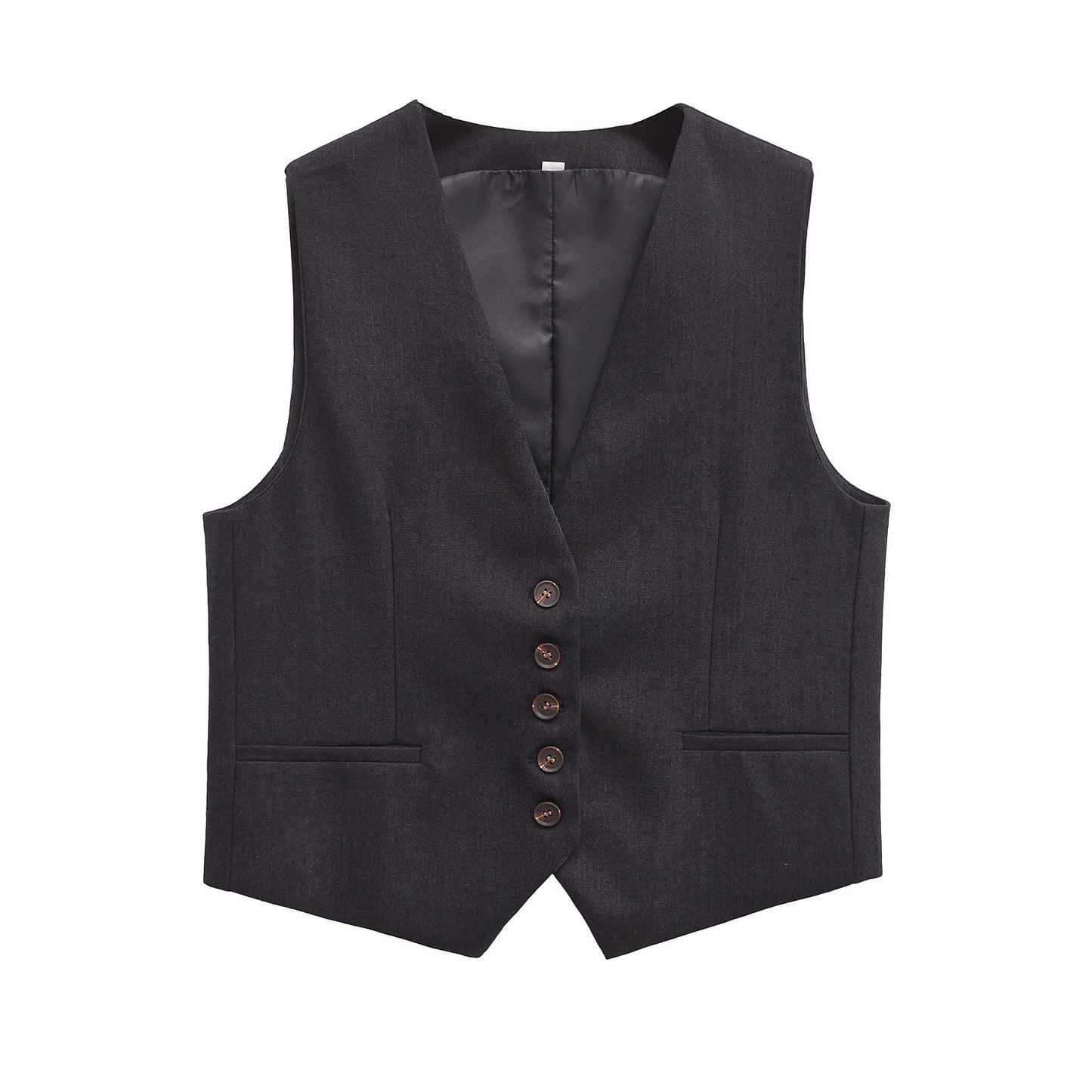 Femme Elegantes Målrettet Vest Stilla