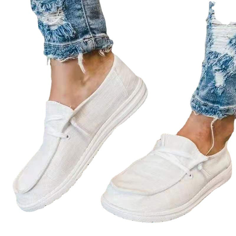 Damer behagelige Slip-On Sneakers med åndbart overmateriale og fleksibel sål Stilla