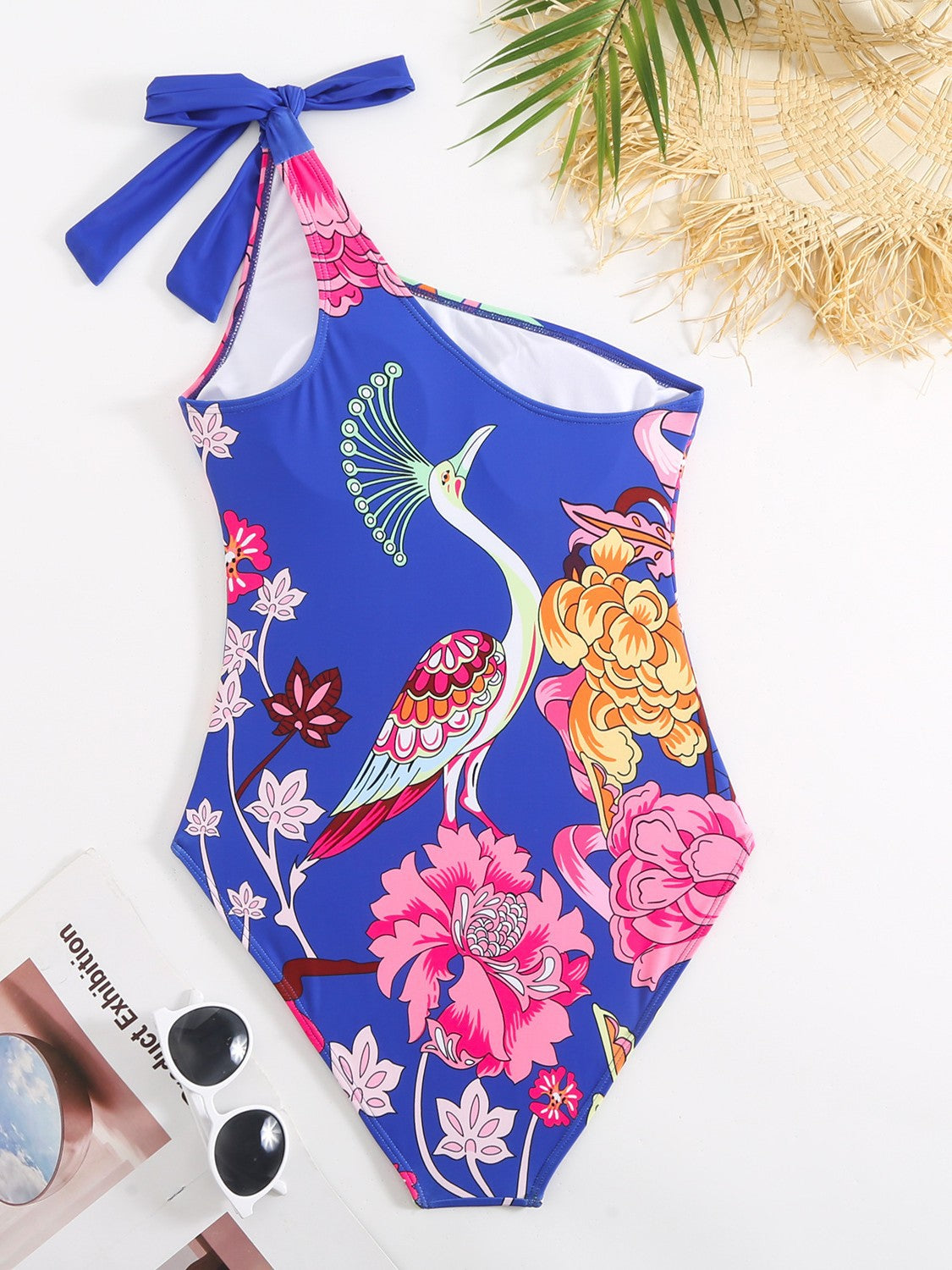 Dame eenstykke badedragt med passende indpakningsskørt Stilla