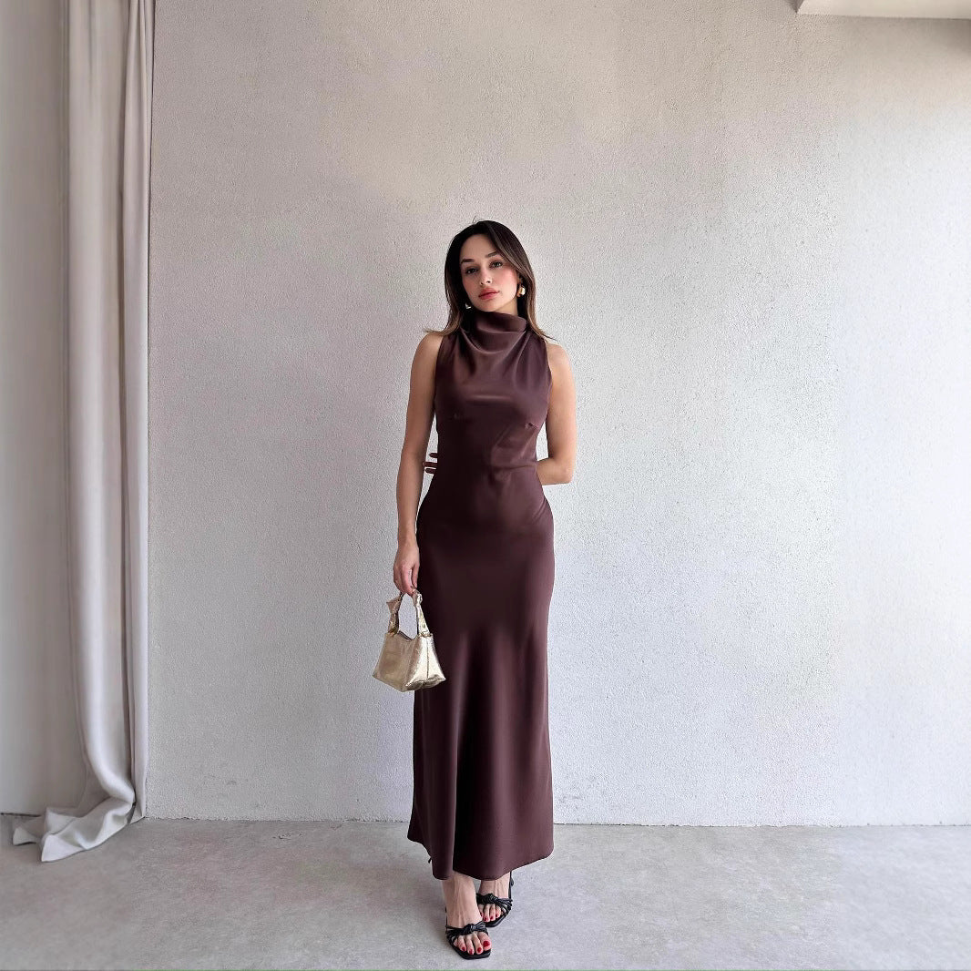 Dame Elegant Bodycon Maxikjole Stilla