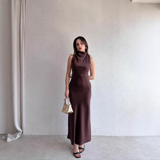 Dame Elegant Bodycon Maxikjole Stilla