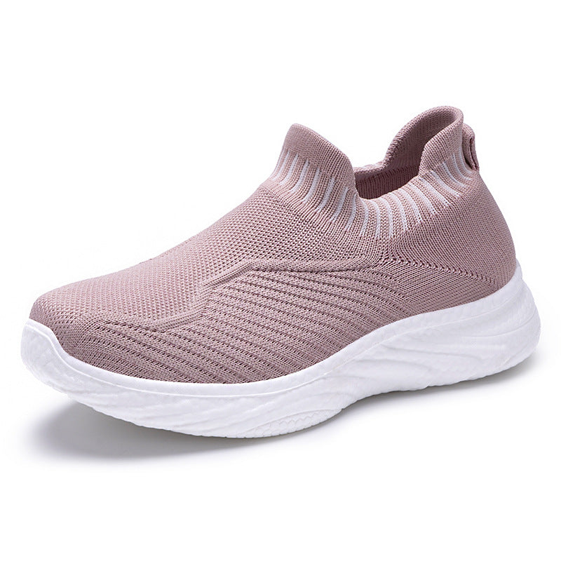 Dame Strik-Sneakers med elastisk indsats og dæmpende sål Stilla