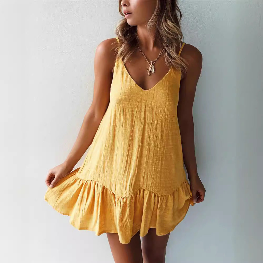 Dame afslappet sommerkjole Stilla