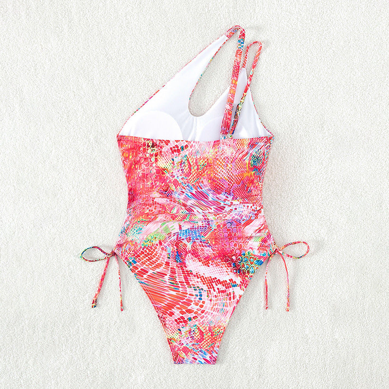 Dame Cut-Out asymmetrisk Monokini Stilla 1750922571