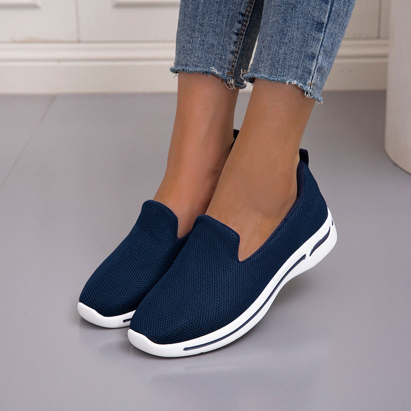 Dame Åndbare Slip-On Sneakers med ergonomisk Sål Stilla