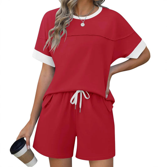 Dame afslappet sportssæt med elastisk talje og praktiske lommer Stilla