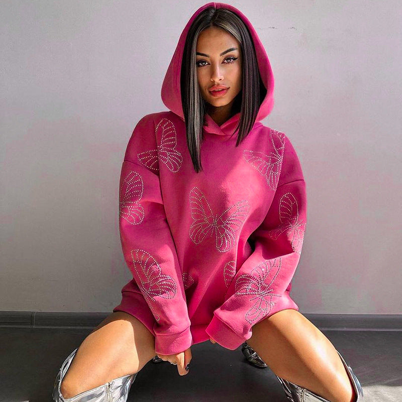 Stilla | Butterfly Casual Loose Hoody