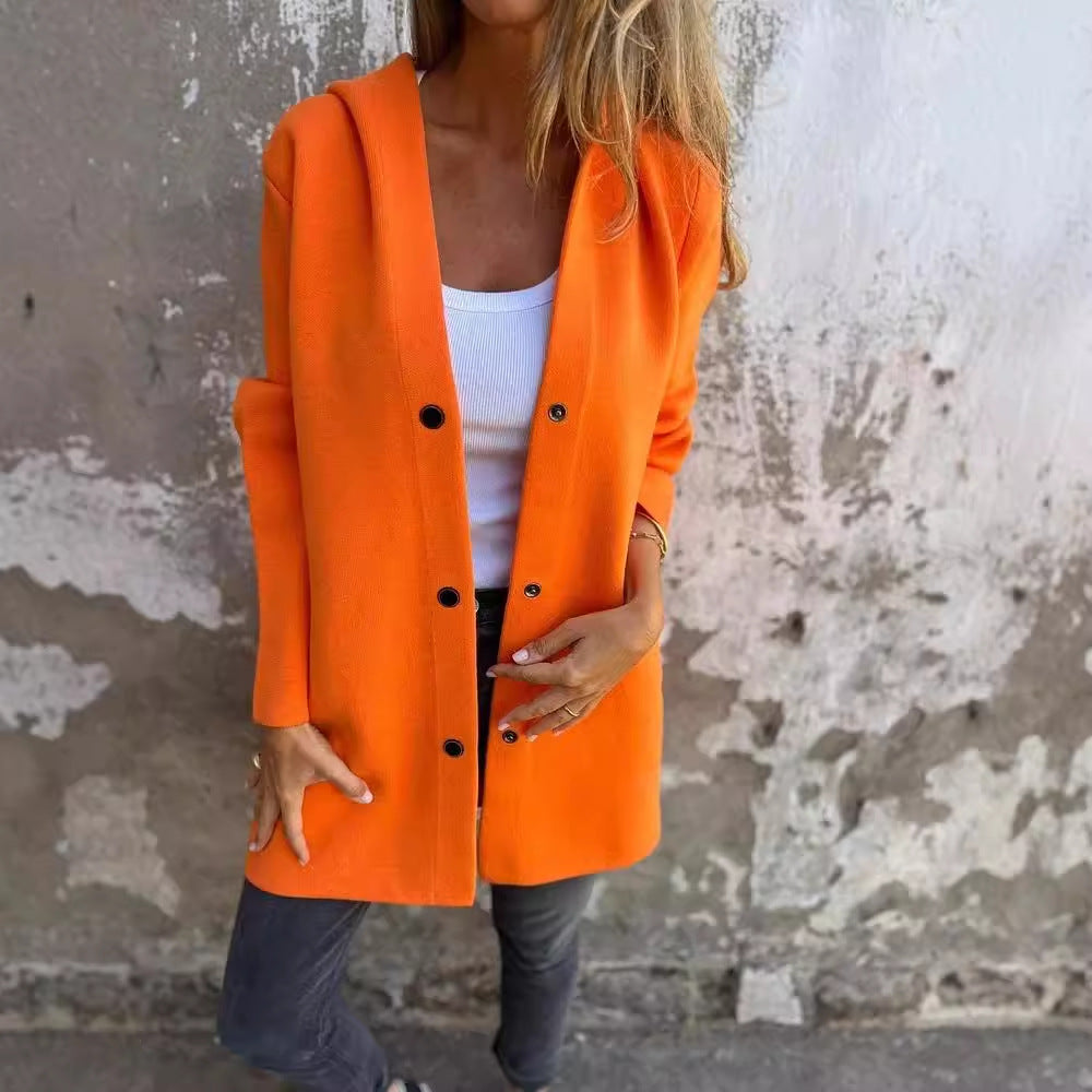 Dame afslappet oversize knap cardigan Stilla