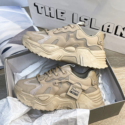 Dame Sports Chunky Sneakers med åndbart mesh-overflade og skridsikker sål Stilla