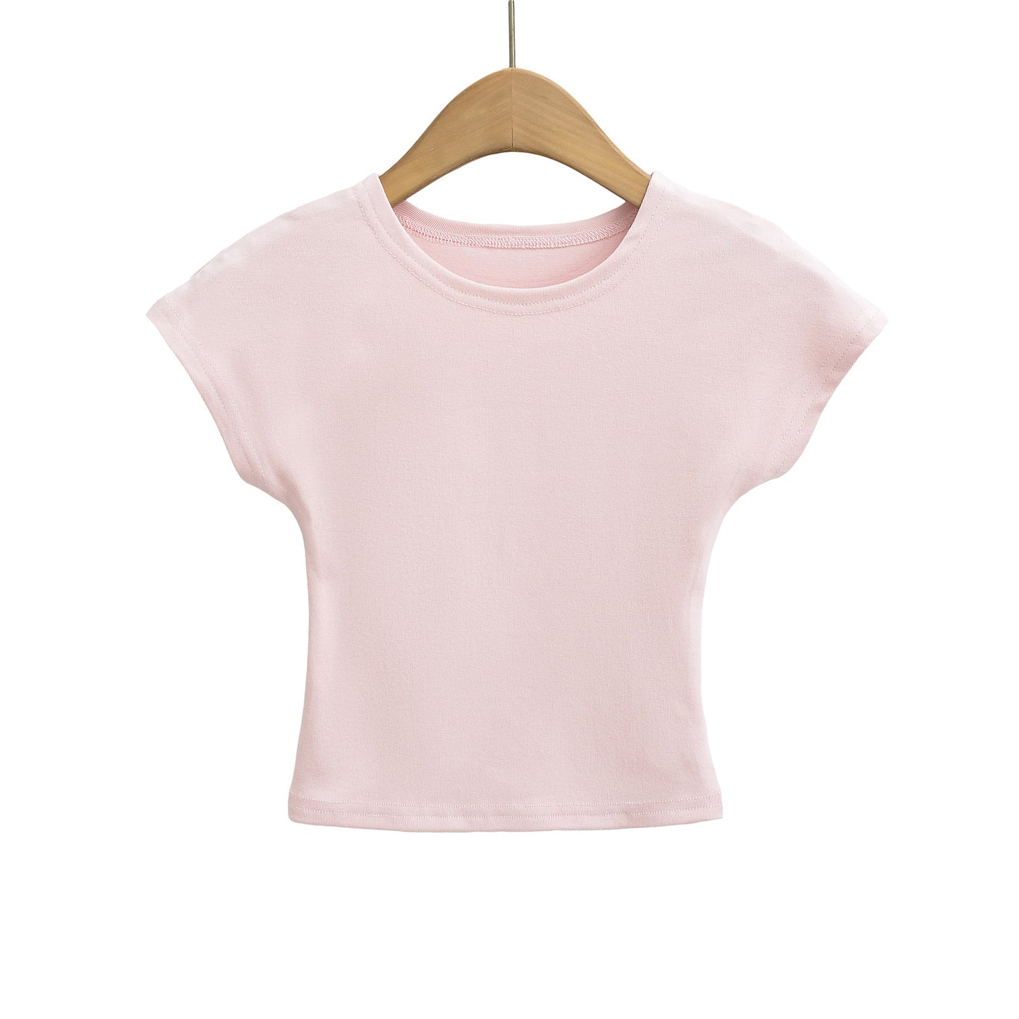 Dame afslappet oversized T-shirt med korte ærmer og rund halsudskæring Stilla