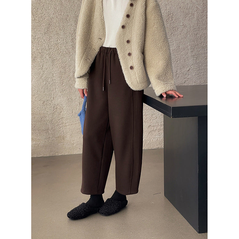 Dame afslappet fritidsbuks med elastisk talje og afslappet pasform Stilla