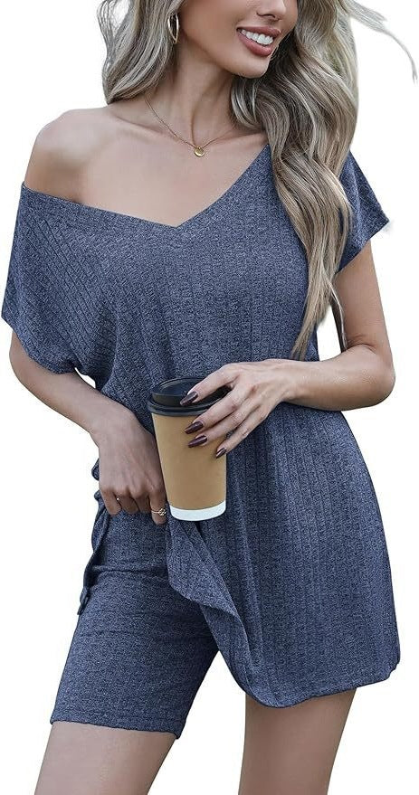 Dame Oversized Jumpsuit med kort ben og flydende snit Stilla