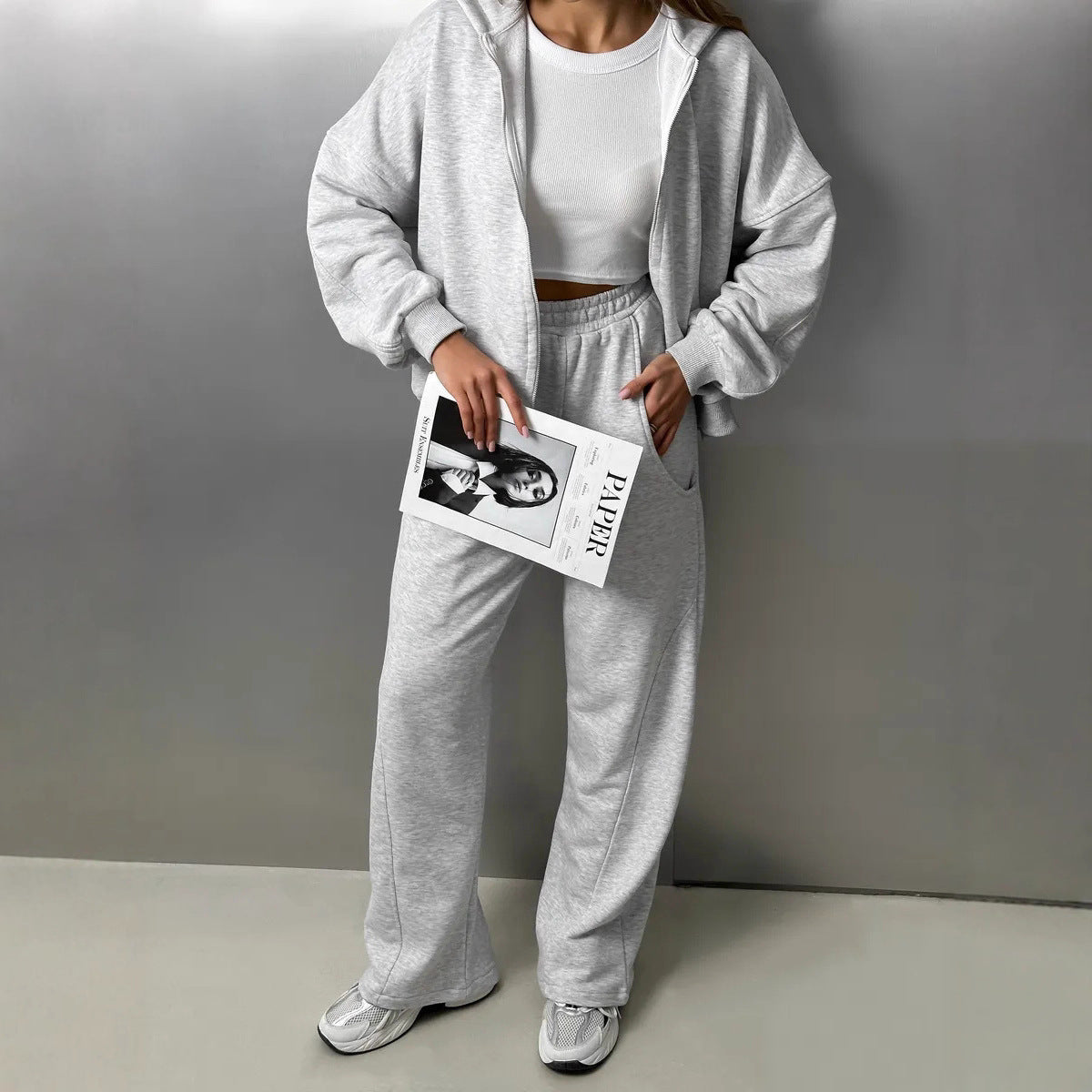 Dame afslappet oversized hoodie Stilla