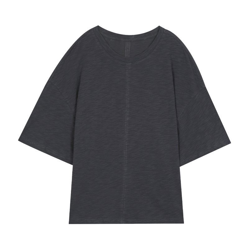 Dame afslappet oversized T-shirt med bred pasform og moderne design Stilla