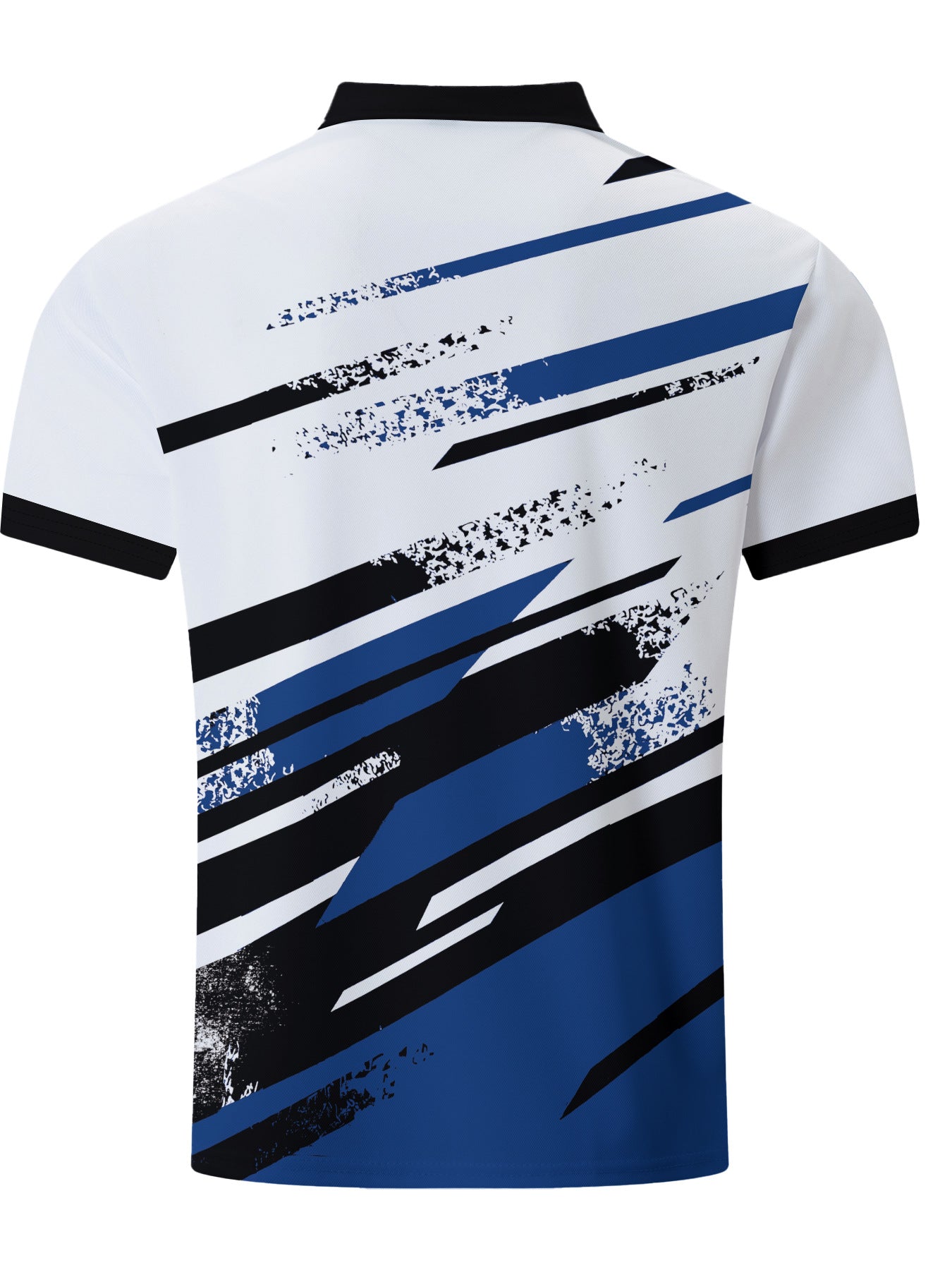 Herre Poloshirt med dynamisk stribeprint og åndbare egenskaber Stilla