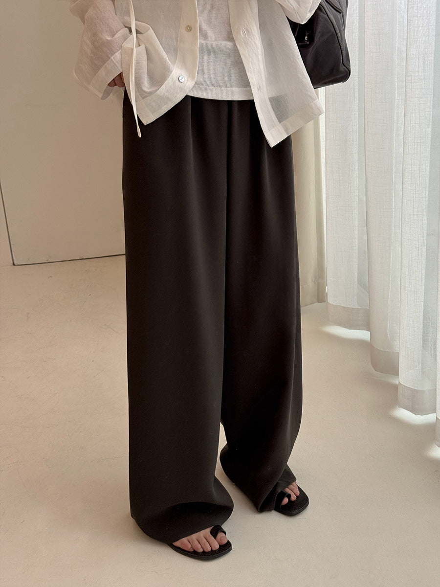 Dame bred culotte med elastisk talje og elegant snit Stilla