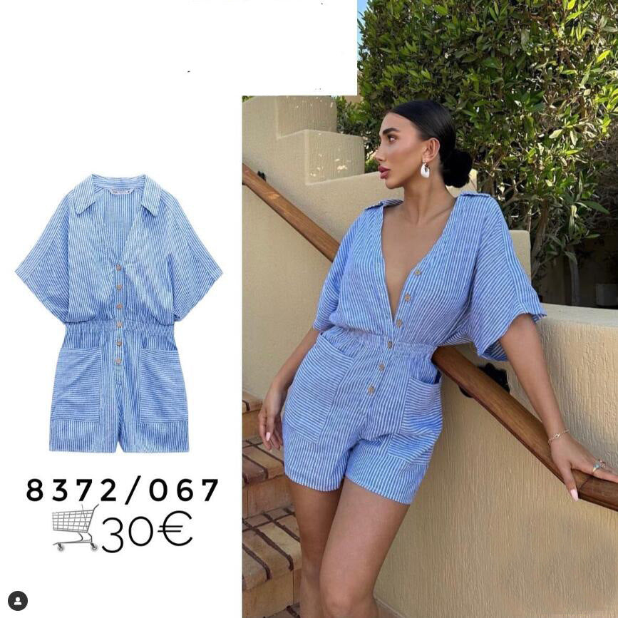 Dame jumpsuit med elastisk talje og praktiske lommer Stilla
