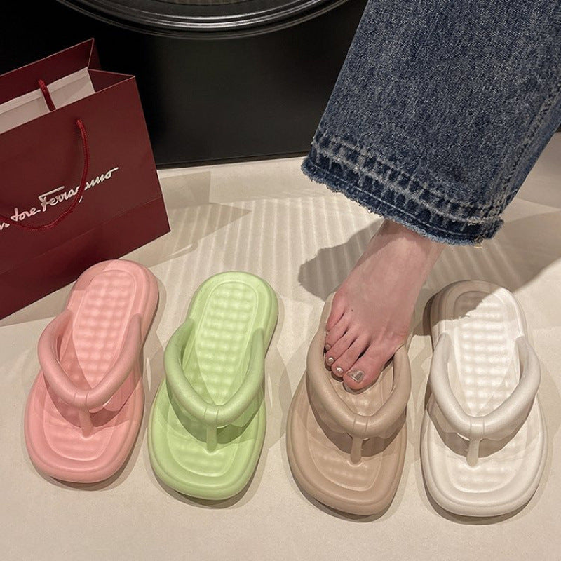 Dame Komfortable Fritidsflip-Flops med smidig design og skridsikker sål Stilla