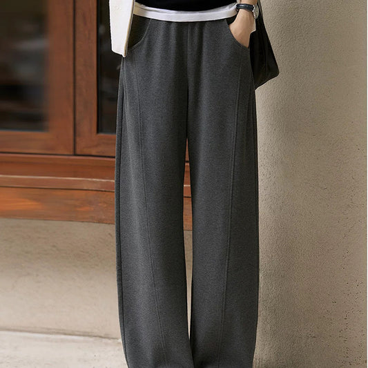 Dame afslappede culottes med elastisk talje og praktiske lommer Stilla