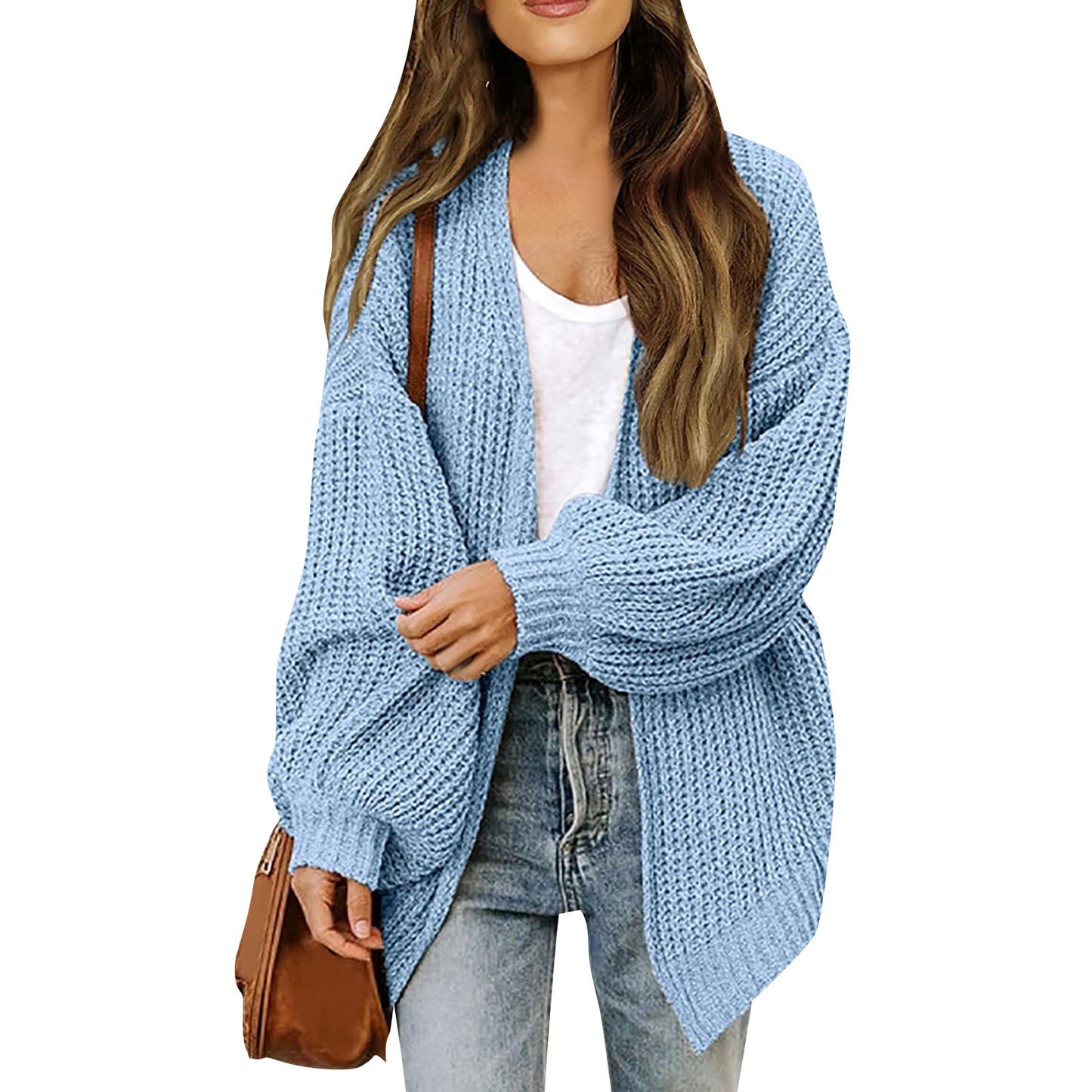Femme Oversized Chunky Strikjakke Stilla