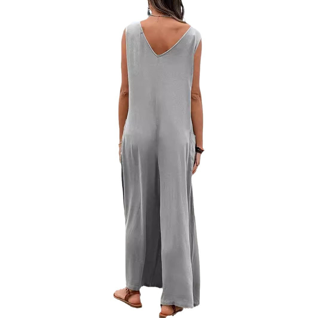 Dame Bredbenet Jumpsuit Stilla