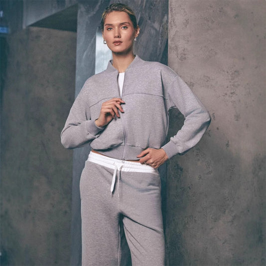 Dame afslappet Relaxed-Fleece-kombination Stilla