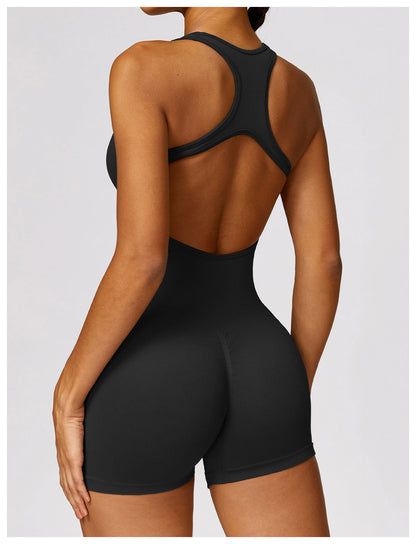 Stilla | Lifting Tight Back Yoga Bodysuit Hurtigttørrende Éndelt Sportsfitness Yoga Tøj