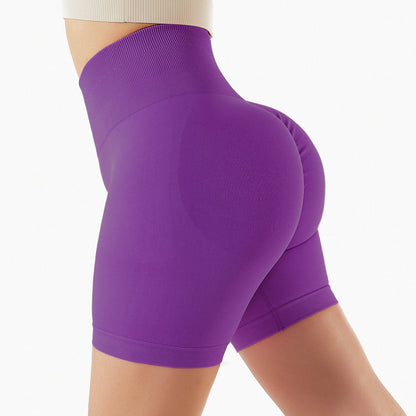 Stilla | High Waist Yoga Shorts Hip Raise Fitness Pants Til Tight Running Exercise Ydre Tøj