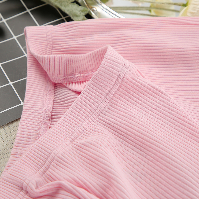 Dame afslappet lounge-sæt med ribstruktur og justerbare stropper Stilla