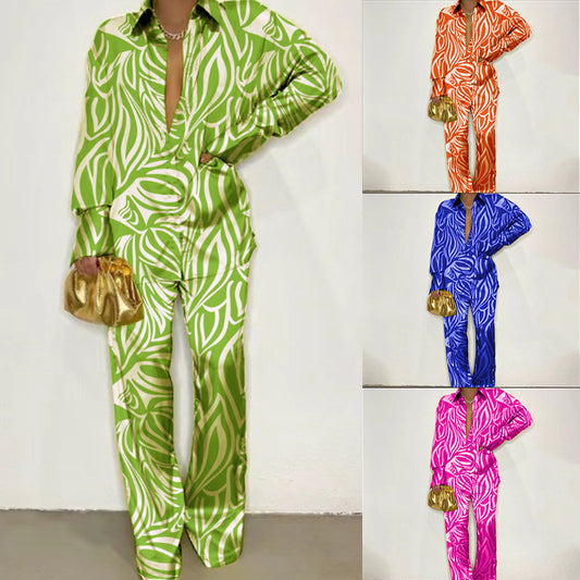 Dame Modeoversized Jumpsuit med kreative mønstre Stilla