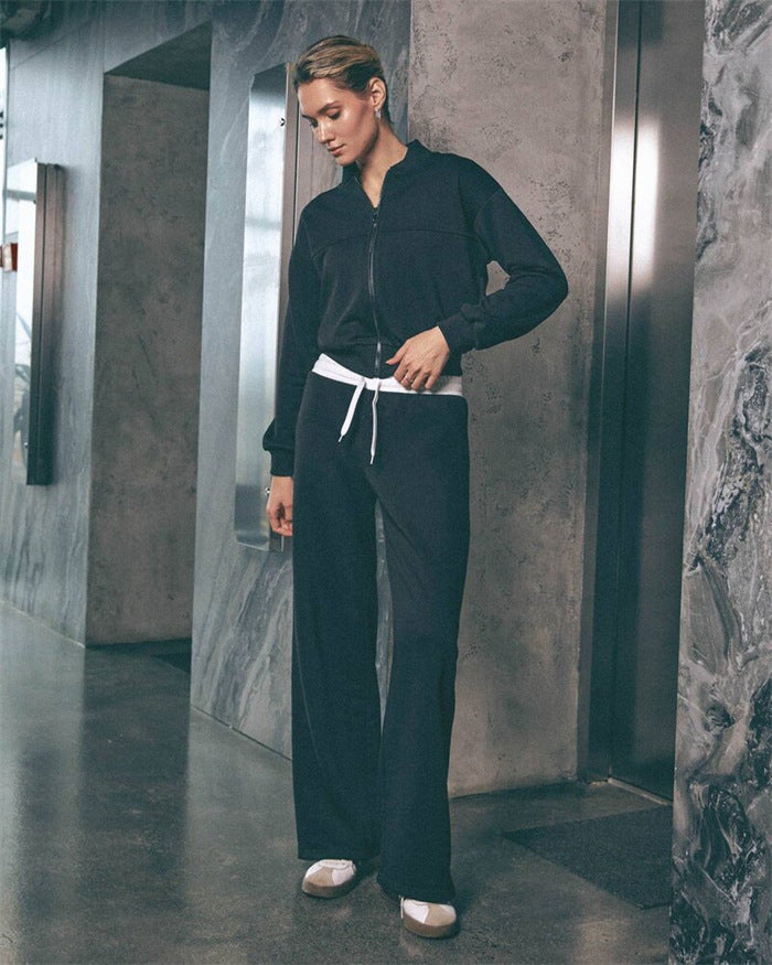 Dame afslappet Relaxed-Fleece-kombination Stilla