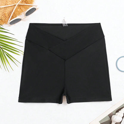 Dame Højtaljede badshorts med flade sømme og figursyet snit Stilla