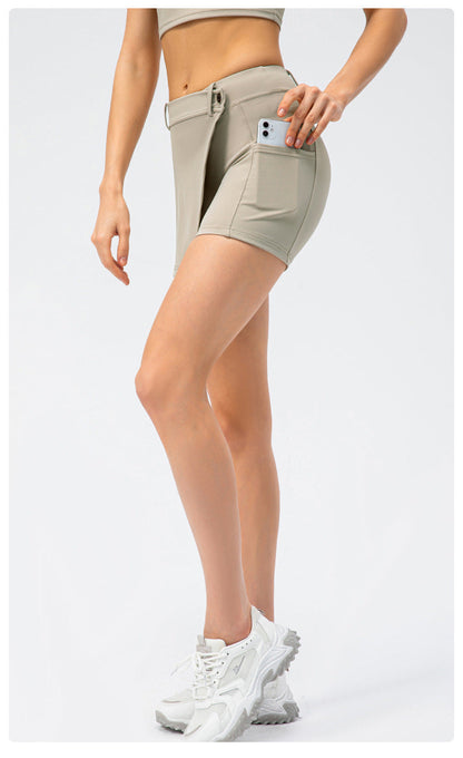 Stilla | Brocade Culotter Nude Feel Yoga Dance Løbeskørt Fitness Shorts