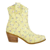 Dame Dekoreret Western-inspirerede Ankel Støvler Stilla