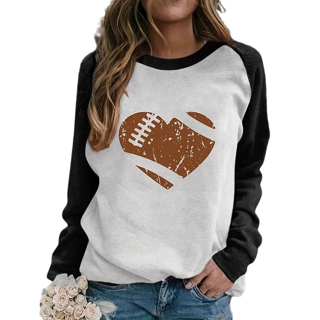Dame afslappet Raglan sweater lavet af blød bomuldsblanding med rund halsudskæring Stilla