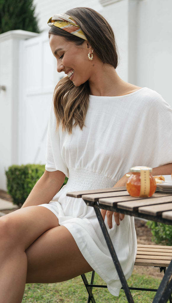 Dame jumpsuit med luftig silhuet og elastisk talje Stilla