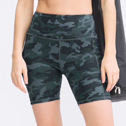 Dame Sportliche Højt Skårne Shorts Stilla