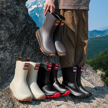 Herrer gummistøvler med skridsikker sål Stilla