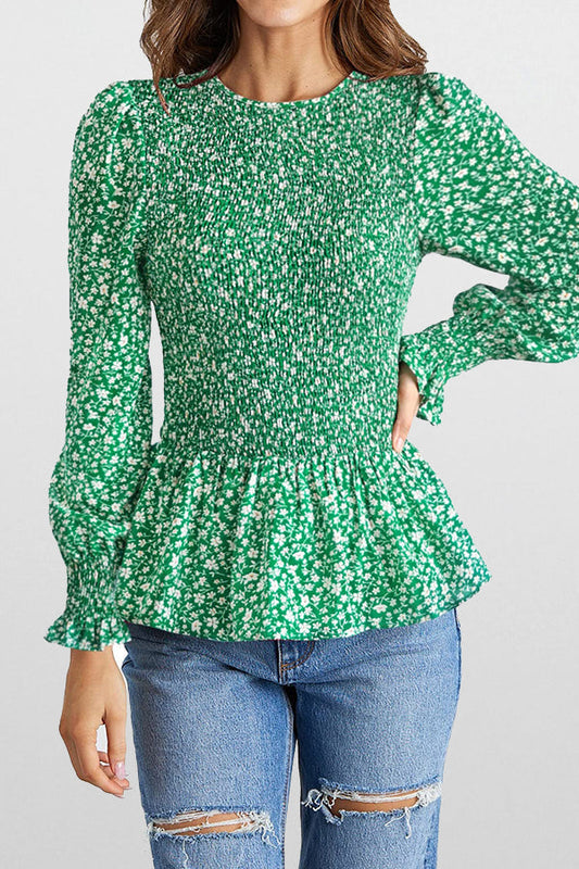Stilla | Øjeblikket Floral Smocked Top